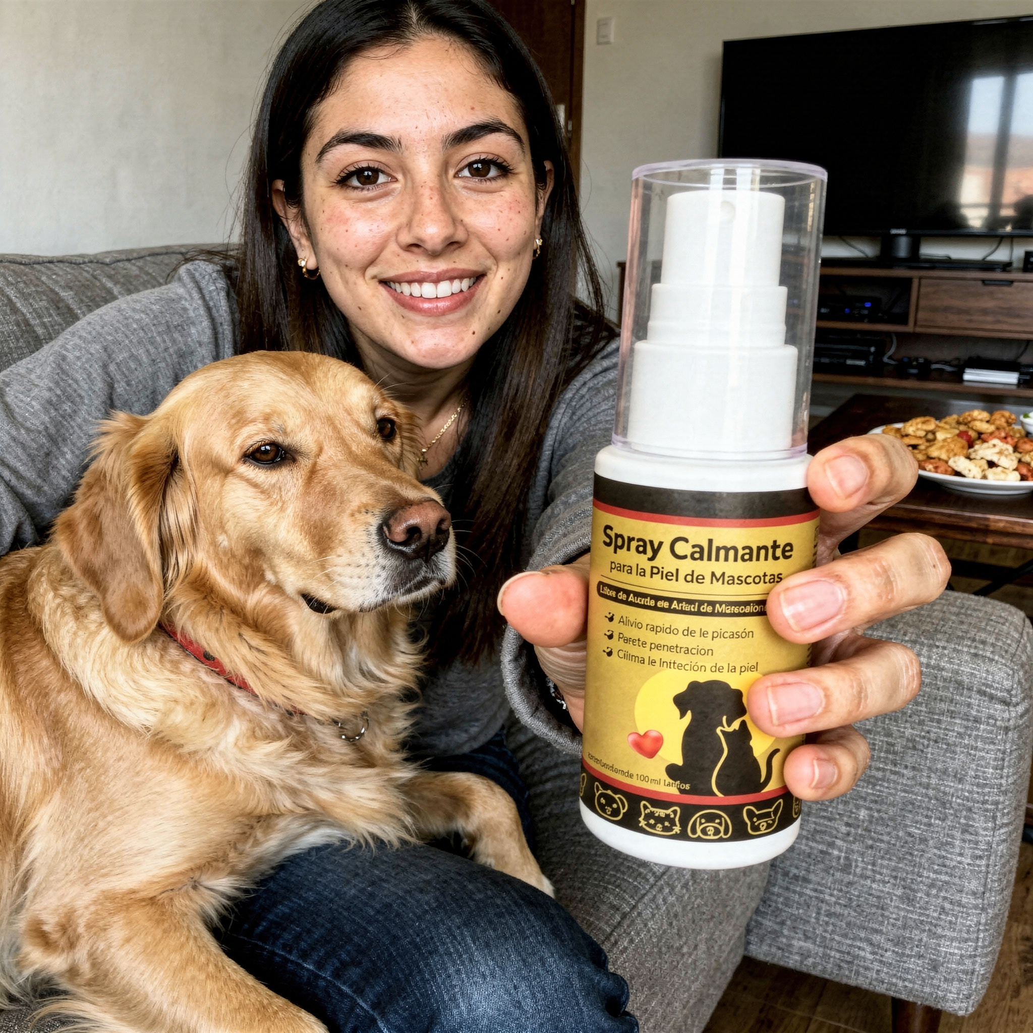 Spray Calmante para la Piel de Mascotas  A3