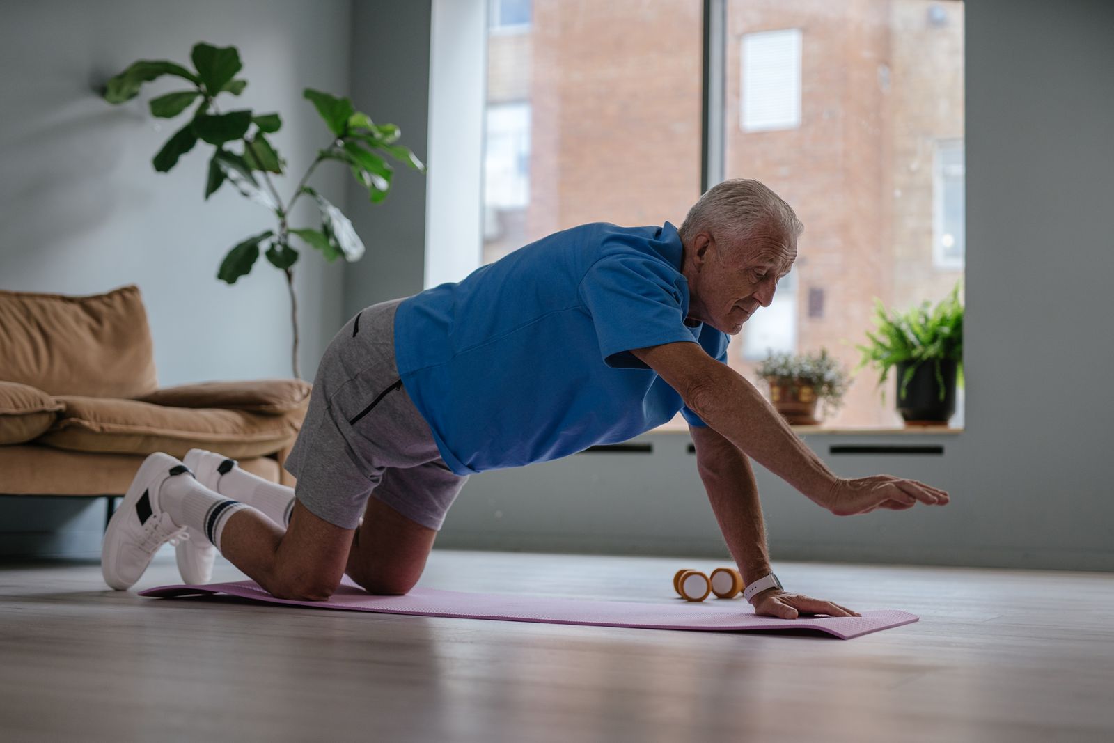 Ejercicios de fisioterapia en casa con plan personalizado